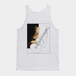 Lady with a guitar Tank Top